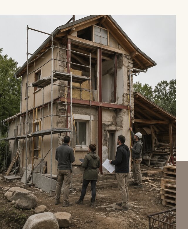 Реконструкция загородного дома под ключ в Арсеньеве от бюро