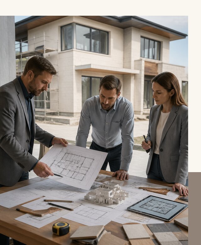 Проекты домов 8 на 10 с тремя спальнями под ключ в Арсеньеве